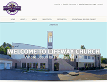 Tablet Screenshot of lifewaychurch.org